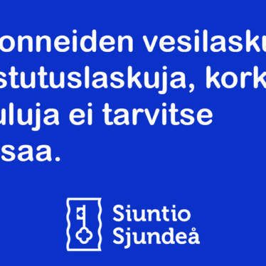 Kuvassa teksti Kadonneiden vesilaskujen muistutuslaskuja, korkoja ja kuluja ei tarvitse maksaa.